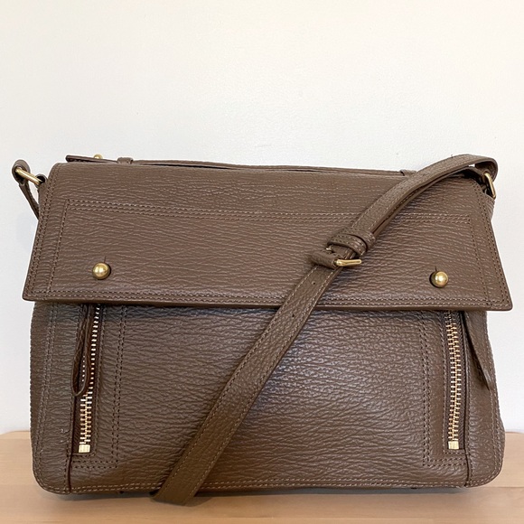 3.1 Phillip Lim Pashli Messenger Bag Taupe - Picture 3 of 16
